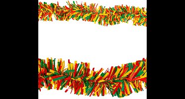 PVC Guirlande rood-geel-groen mix lengte 5 mtr ø 12 cm Brandvertragend