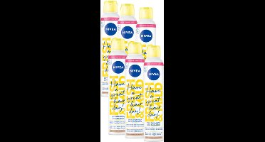 NIVEA Fresh & Mild Droogshampoo Light - Alle haartypen - Dagelijkse Haarverfrisser - Geen Witte Waas - Voordeelverpakking 6x 200ml