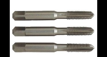 Ironside HSS Handtapset - Set van 3 | Voor Standaard Stalen Draden | Compleet voor Voorbewerking, Tussenbewerking en Nabewerking