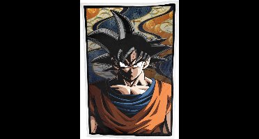 Dragon Ball Sherpa Fleecedeken, Kamehameha - 100 x 150 cm - Polyester