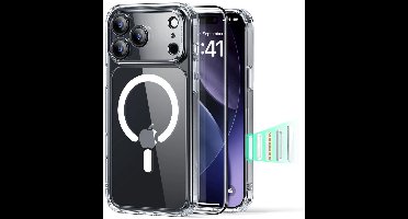 Esr Classic Hybrid Magsafe Set + Gehard Glas Voor Iphone 17 Pro