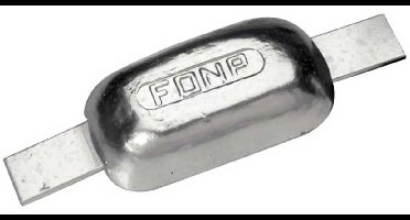 Plastimo Halve Magnesium Anode Zilver 0.3 kg