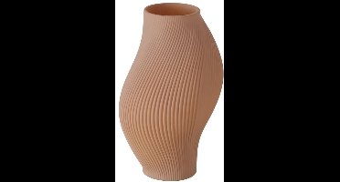 Boltze - Vaas - Bloemenvaas - Glas - Bruin - Handgemaakt - 30x17cm