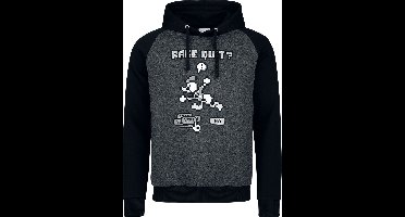 Mickey Mouse Donald Duck - Rage Quit Heren Trui met capuchon - antraciet/zwart - 3XL