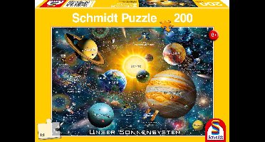 Schmidt puzzel Unser Sonnensystem - Educatieve legpuzzel 200 stukjes - 8+ jaar