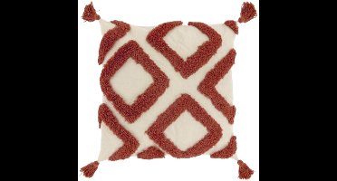 Unique Living kussen Cruz redwood 45 x 45 cm
