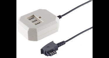 TAE-F (m) - 2x TAE-F + TAE-N + RJ11 (v) aansluitbox | 0,20 meter
