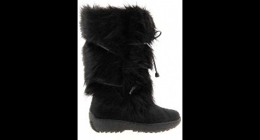 Oscar Sport - Jari Ecol - Gevoerde Laarzen/ Snowboots - Zwart - Maat 32