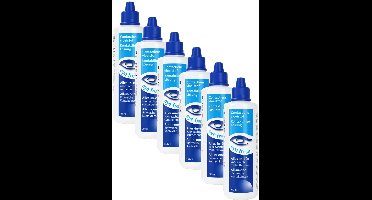 Eye Fresh 6 x 250 ml - Alles-in-één Lenzenvloeistof voor zachte contactlenzen - Voordeelverpakking