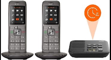Telefoon BEANTWOORDER met 2x DRAADLOZE HANDSET - Antwoordapparaat - Duoset - 660