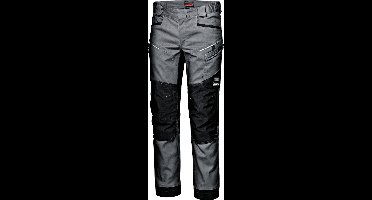 SIR SAFETY STRETCH CANVAS Hi Vis Reflecterend Werkbroek HEREN Veiligheidsbroek Grijs - Met Kniezak