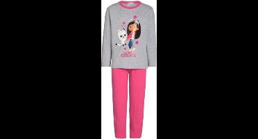 Gabby's Dollhouse - Pyjamaset - kind - Maat 104/110 - roze/grijs