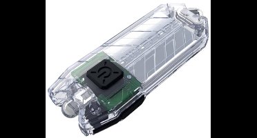 NiteCore Tube 2.0 - transparent Zaklamp werkt op een accu 55 lm 10 g