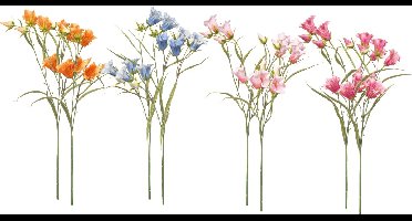 Emerald - Kunstbloem Klokje 65cm - Set van 8 - Kunstplant voor binnen