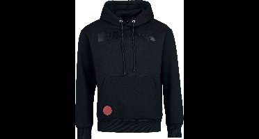 Deadpool Heat Logo - Black On Black Heren Trui met capuchon - zwart - L