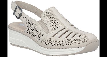 Rieker -Dames - beige - sandalen - maat 41