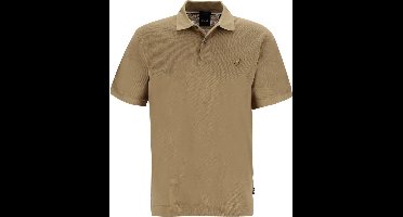 BOSS Parris regular fit heren polo - pique - donker beige