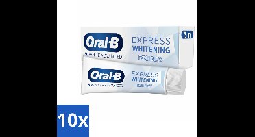 10 x Oral-B - 3D White Advanced – Tandpasta – Express Whitening – Fresh Glow – 75 ml - Koffiezetapparaat