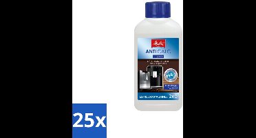 25 x Melitta – Ontkalker Vloeibaar – Voor volautomatische espressomachines – 250 ml - Kabel - Kabels - Kabelsysteem - Kabelsysteem