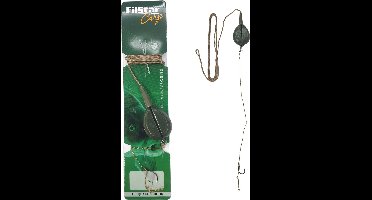 Complete Inline Karper Rig Met 70g Vislood en Vishaak - Montageset Voor Karpervissen