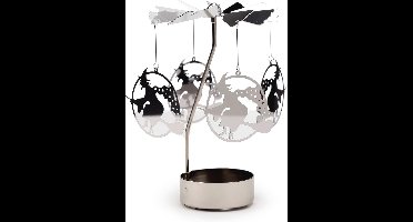 Puckator Witch Rotating Carousel Rotating Tealight Candle Holder - Living Room Accessories - Witch Theme - Home Decoration - Ornaments - Candle Holder - Table Centerpiece Decoration