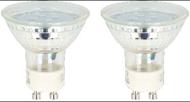 LED line LED Spot GU10 - 1W (vervangt 6W) - 80lm - Ø50mm - 230V - Energiezuinig - 2 stuks