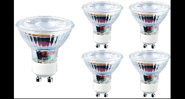 LED line LED Spot GU10 - 3W (vervangt 20W) - 273lm - Ø50mm - 230V - Energiezuinig - 5 stuks