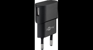 Micro-USB voeding compleet - Micro-USB oplader - USB 2.0 micro stekker - 1m - 1000mA - 5 Watt - 5V - Zwart