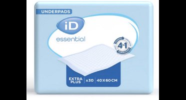 ID Essential Underpads Extra Plus 40 x 60 cm - 1 paquet de 30 protections
