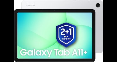 Samsung Galaxy Tab A11 Plus - Wi-Fi - 256GB - Silver + 1 jaar extra garantie