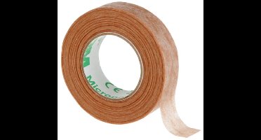 3M Micropore chirurgische fixatie tape 1,25cmcmx9,1m beige - 3 rollen, per stuk verpakt - hypoallergeen, zacht voor de huid, goede kleefkracht en ademend - makkelijk op maat scheurbaar