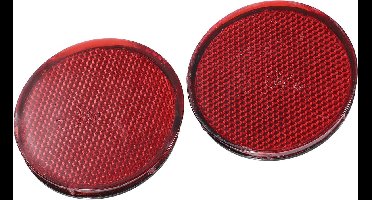 Jhubers Goods - Auto Achterbumper Reflector - Geschikt voor Nissan - Rood - Vervangend Onderdeel - Achterlicht - Veiligheidsindicatie - Voertuig - Set van 2 Stuks