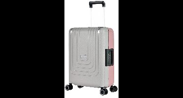 Eminent VERTICA - 4-wiel cabine trolley 55 cm (grijs/roze)