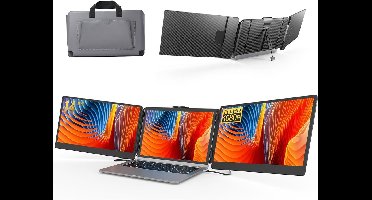 Draagbare Dubbele Monitor Extender 14 inch 1080P IPS voor Laptops