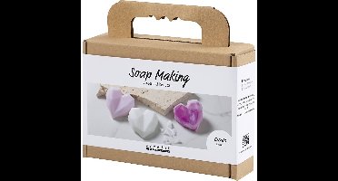 Creativ Company Mini Hobbyset Zeep maken Harten Roze