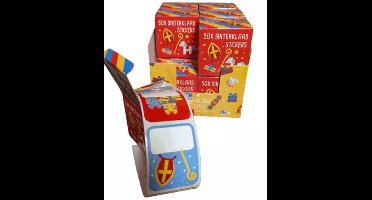 12 x 50 Sint stickers op rol