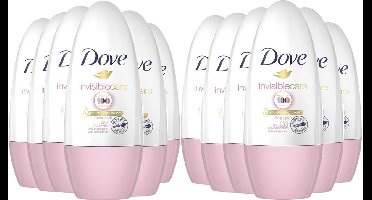 Dove - Deodorant - Roller - Invisible Care - 50ml x 12