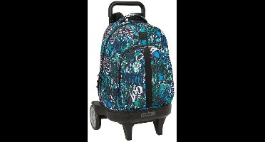 Schoolrugzak met Wielen Safta Go 33 x 45 x 22 cm Graffiti