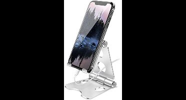 Verstelbare opvouwbare telefoonstandaard voor mobiele telefoons en tablets (4-11 inch)