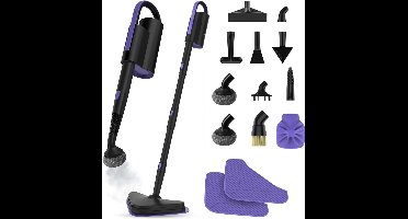 RVV® Stoomreiniger vloer - Stoomreiniger - Stoomreinigers - Zwart - 45cm x 42cm x 13cm