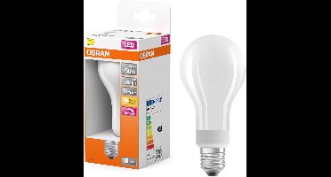 OSRAM LED lamp | Lamp base: E27 | Warm white | 2700 K | 18 W | matt | LED SUPERSTAR CLASSIC A [Energy efficiency class A++]