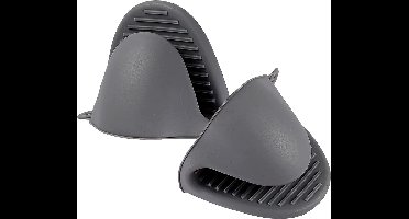 Hittebestendige Siliconen Ovenwanten (2 Stuks) - Antislip Mini Handschoenen voor Oven en BBQ