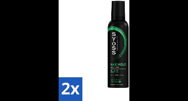 Syoss - Max Hold - Haarmousse - Ultra Sterke Hold - 250 ml - Voordeelverpakking - 2 stuks
