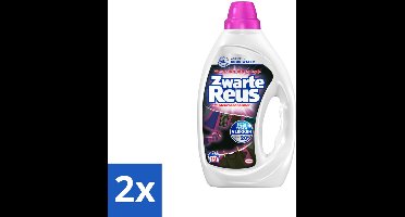 2 x Zwarte Reus - Vloeibaar Wasmiddel - Zwarte Was - 19 Wasbeurten - Zwarte Was - Wasmiddel - Vlekkenverwijderaar - Donkere Kleding - Wasgel