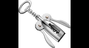 Wijnopener – Robuust, multifunctioneel gereedschap met scherpe spiraal en ergonomische antislip handgreep