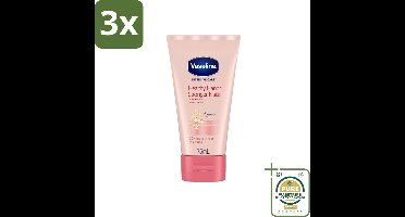 3 x Vaseline - Healthy Hands & Stronger Nails - Handcrème - Versterkend - 75 ml - Grootverpakking - Handcrème - Handen Verzorgen - Nagels Versterken - Keratine - Vaseline