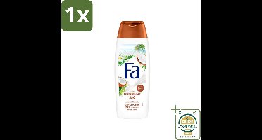 1 x Fa - Douchegel - Coconut Milk - Hydraterend & Kalmerend - Verzachtend - 250 ml- Douchegel Kokosmelk - Hydraterende Douchegel - Kalmerende Douchegel - Kokos-extract Douchegel - Douchegel Voor Gevoelige Huid