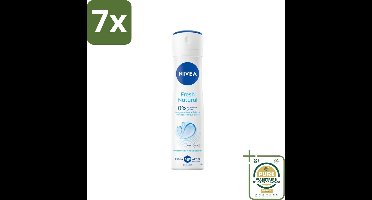 7 x Nivea - Deodorant Spray - Fresh Natural - 48 Uur Lang Werkend - 150 ml - Grootverpakking - Nivea Deodorant Spray - 48 Uur Bescherming - Anti-transpirant - Frisheid - Natuurlijke Geur