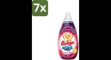 Robijn Intense - Wasverzachter - Intense Fuchsia Passion - 870ml - 58 Wasbeurten - Bulkverpakking - 7 stuks