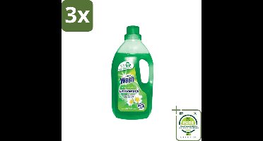 3 x At Home - Wash - Wasmiddel - Alle Was - Frisse Geur - 42 Wasbeurten - Grootverpakking - Wasmiddel - Wasmiddel Voor Alle Textiel - Vlekkenverwijderaar - Frisse Geur - Wasmiddel 1.5 Liter
